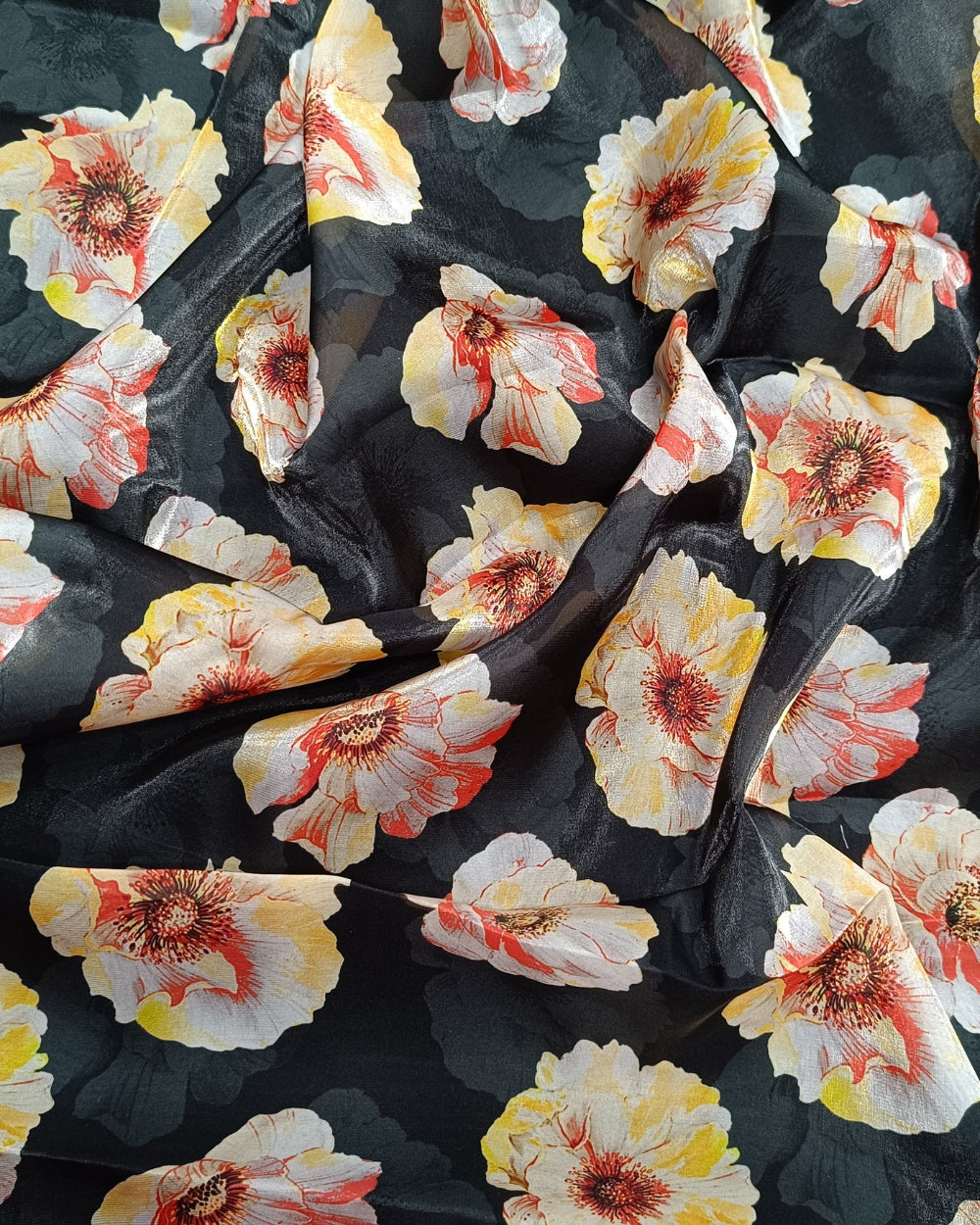 Printed Jimmy Choo Black Colour 44 Inches Width