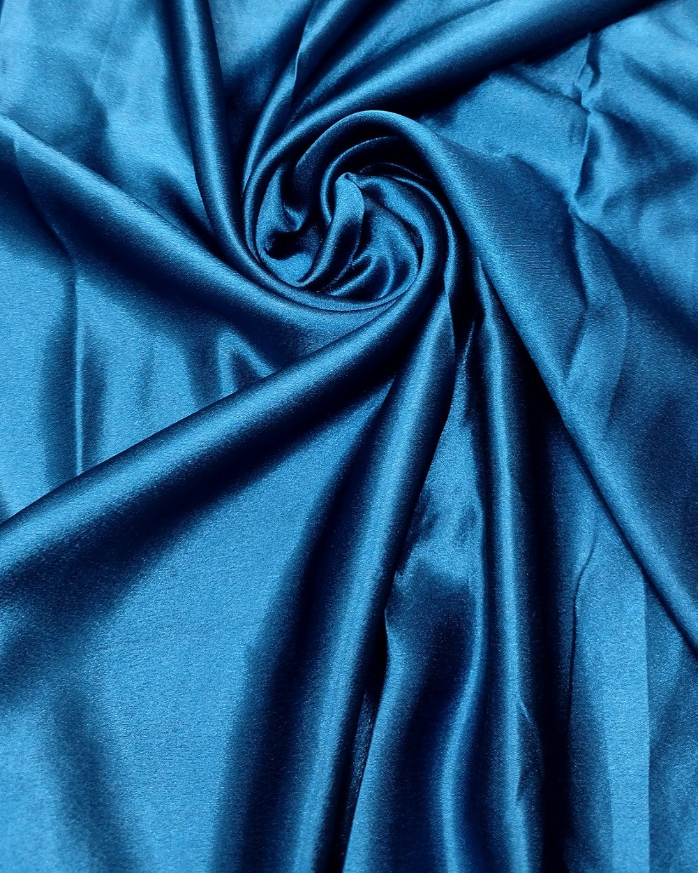 Plain German-Satin Kerosene Blue Colour 44 Inches Width