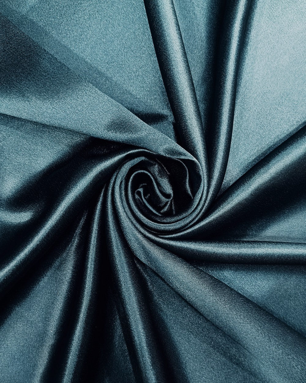 Plain German-Satin Dark Aqua Blue Colour 44 Inches Width