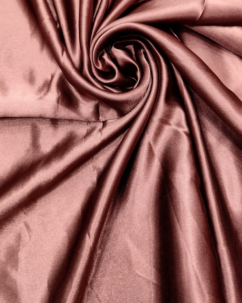 Plain German-Satin Clay Brown Colour 44 Inches Width