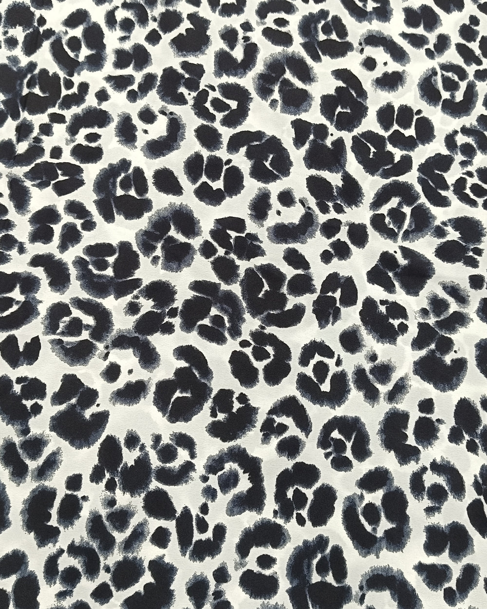 Printed Crepe Black And White Colour 44 Inches Width