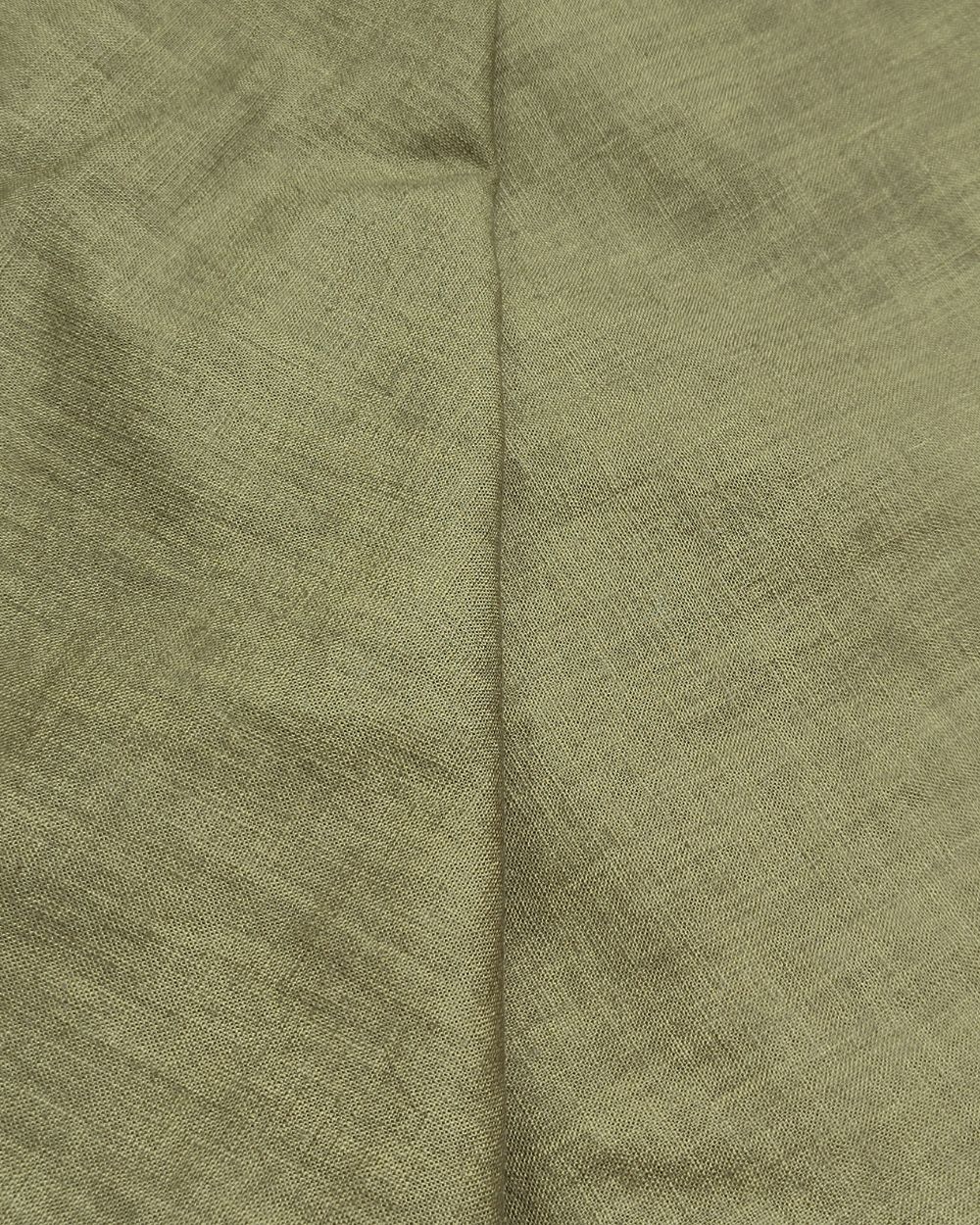 Plain Cotton Linen Mehandi Green Colour 44 Inches Width