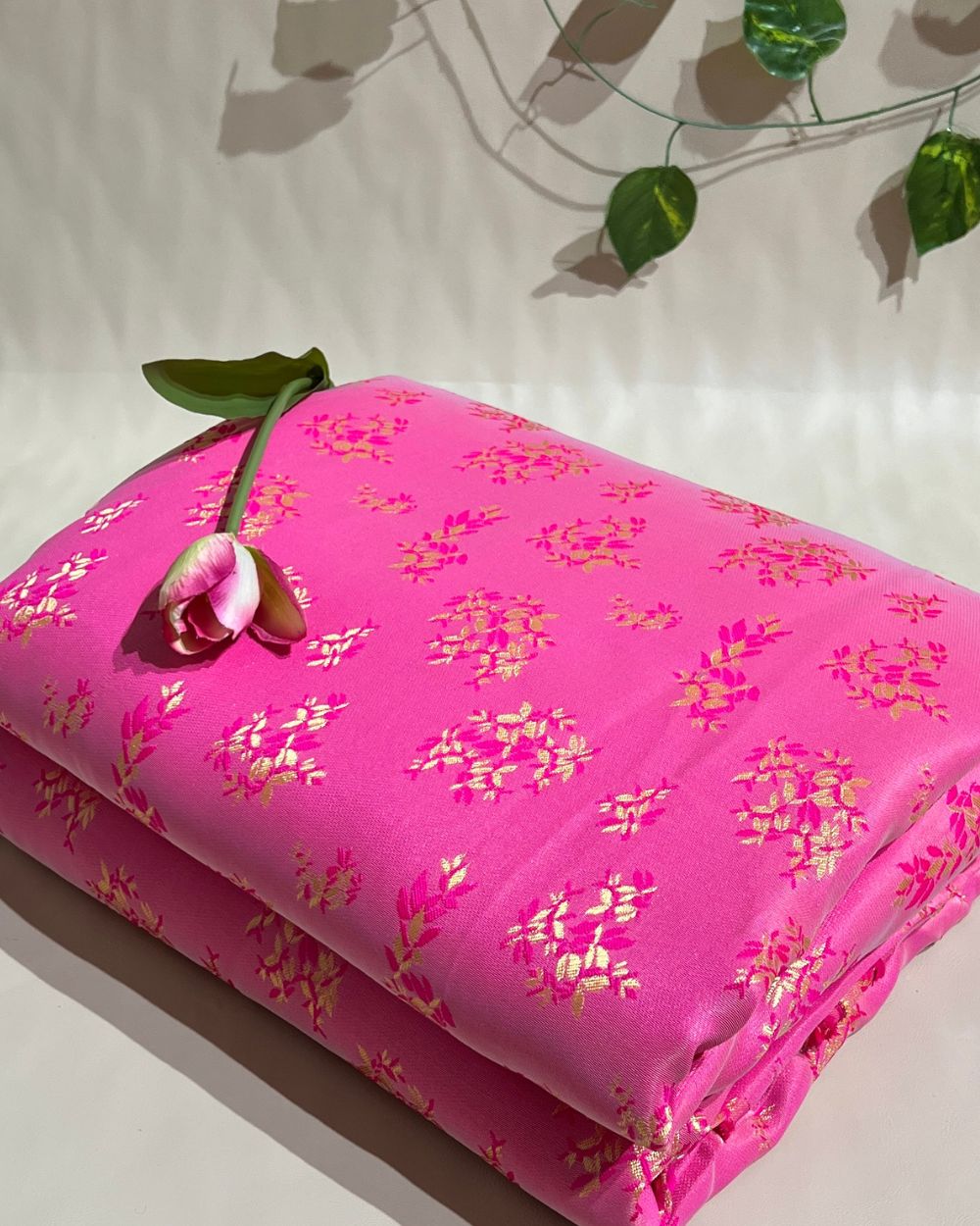 Brocade Pink Colour 60 Inches Width