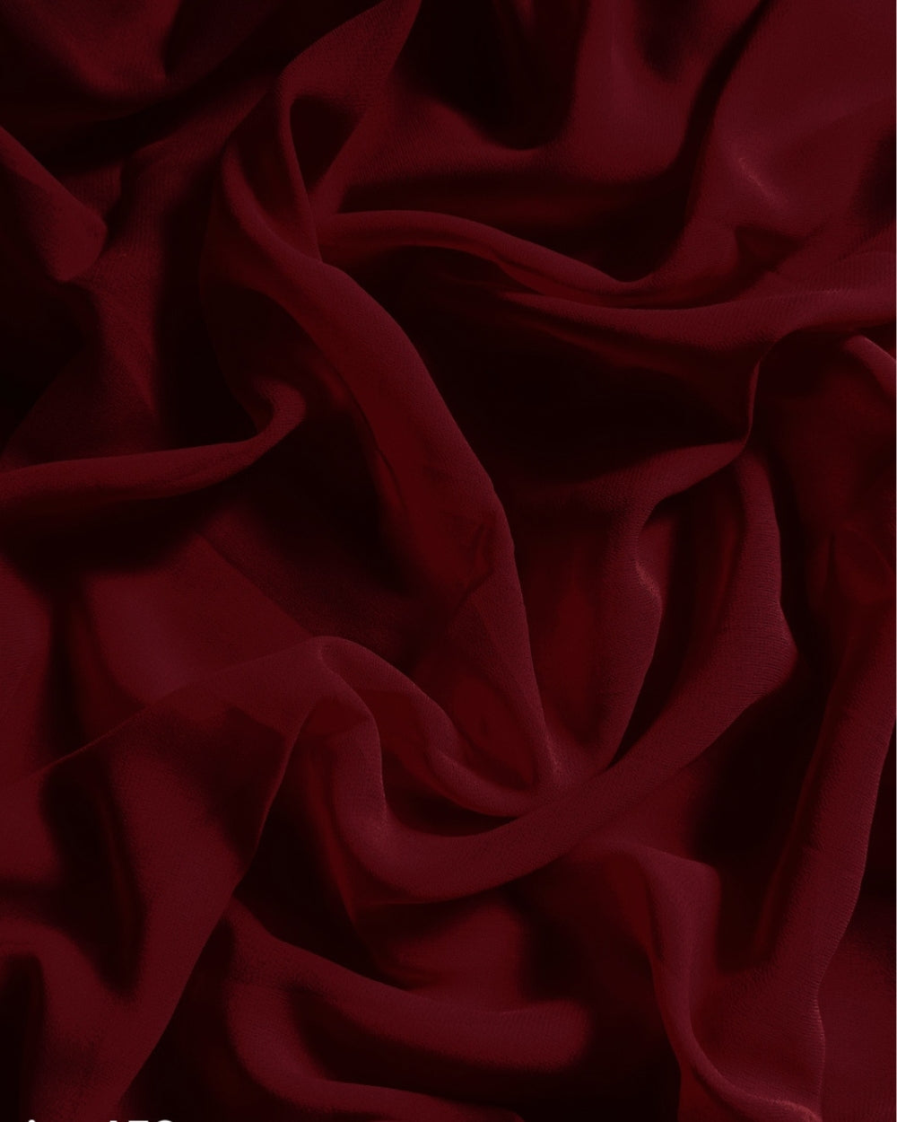 Plain Georgette Dark Red Colour 44 Inches Width