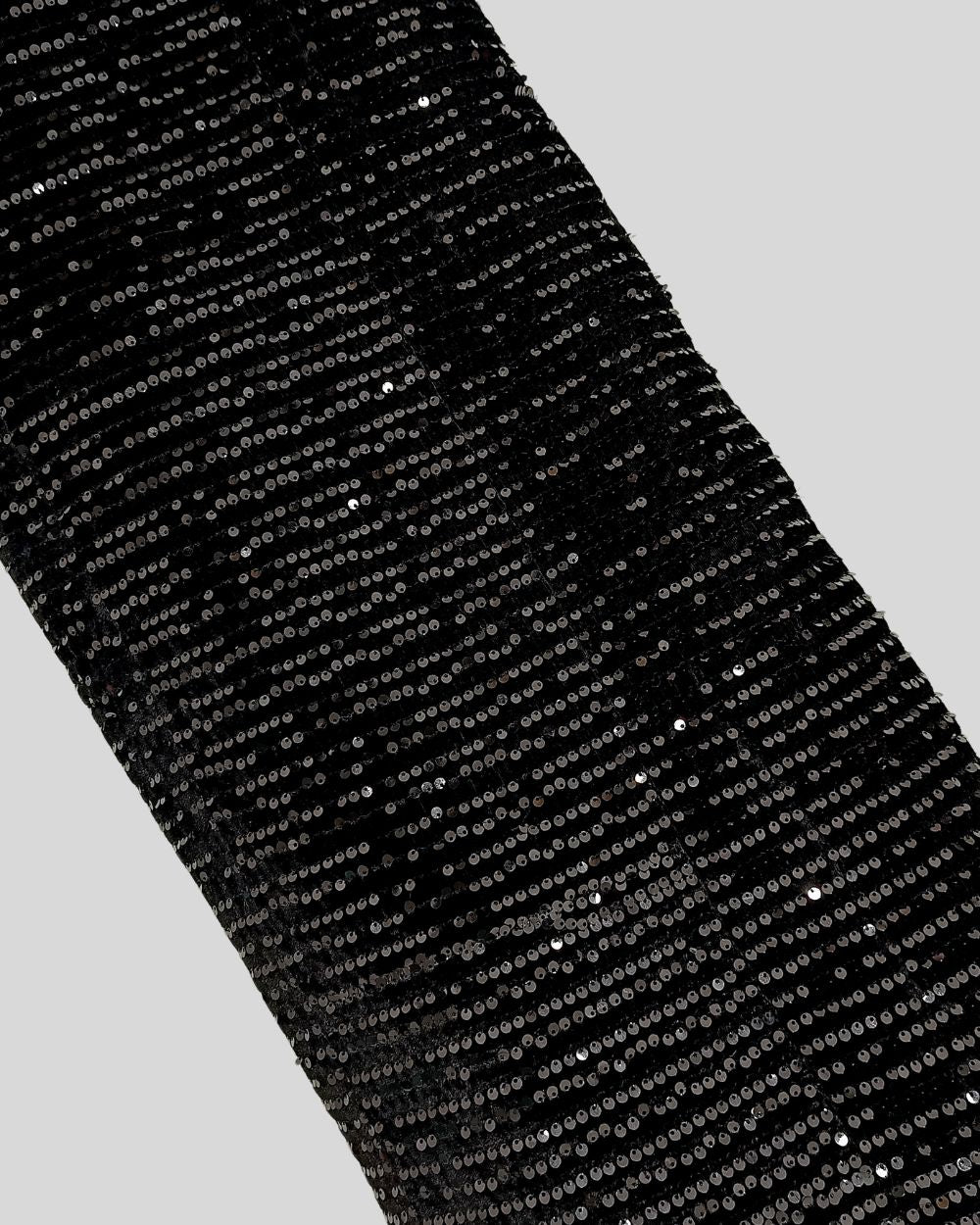 Velvet Sequin Black Colour 60 Inches Width