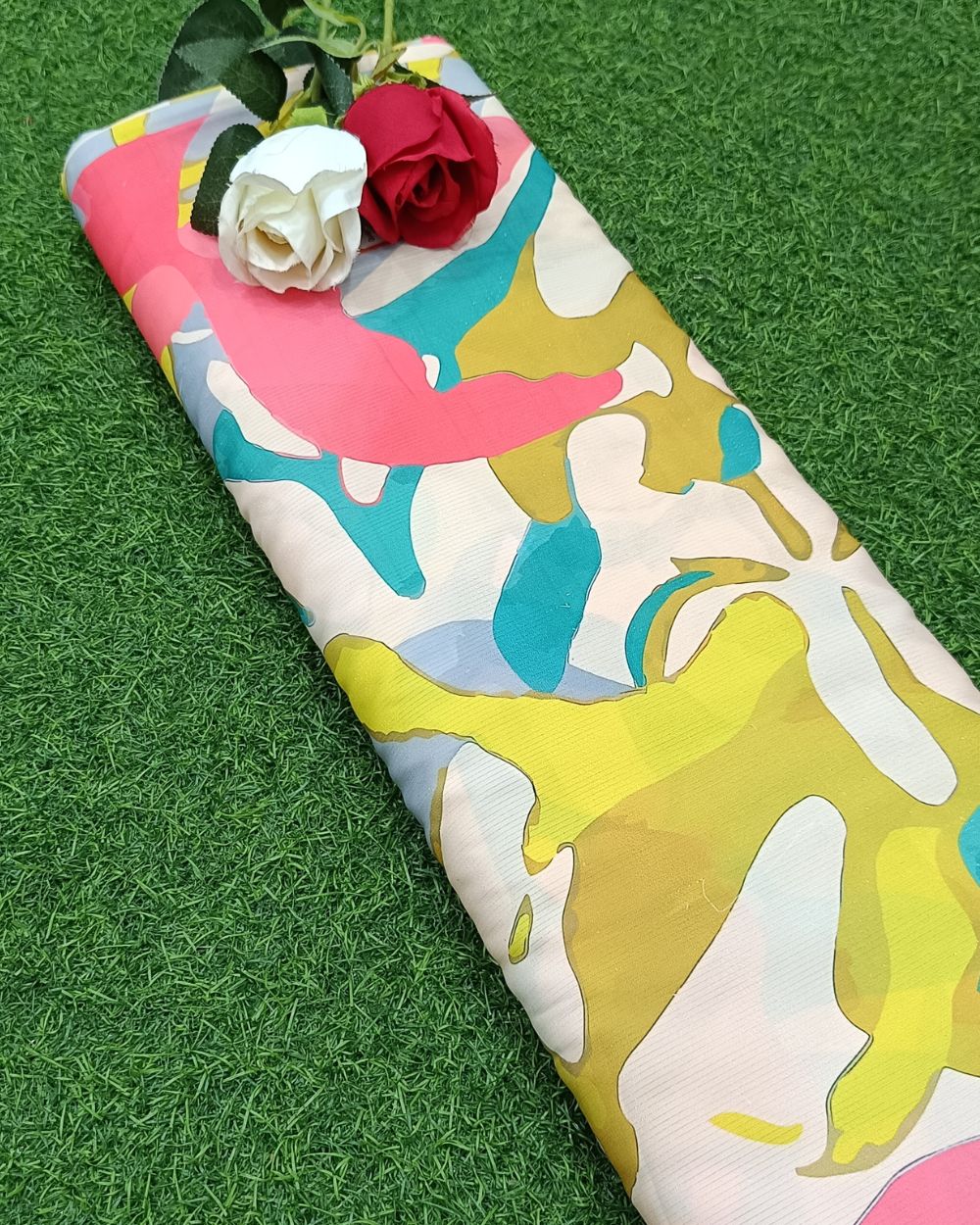 Printed Fiona La-Shimmer Multicolor 44 Inches Width