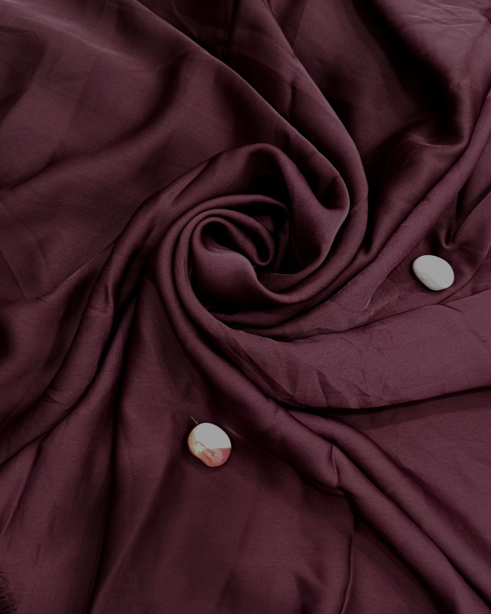 Plain Burkha-Al-Nida Wine Colour 52 Inches Width