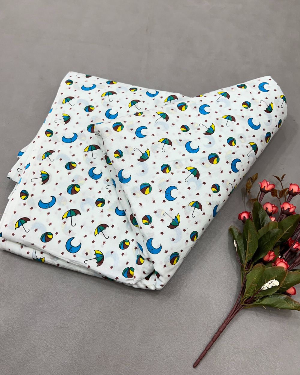 Cambric Cotton Nursery Print Multicolor 42 Inches Width