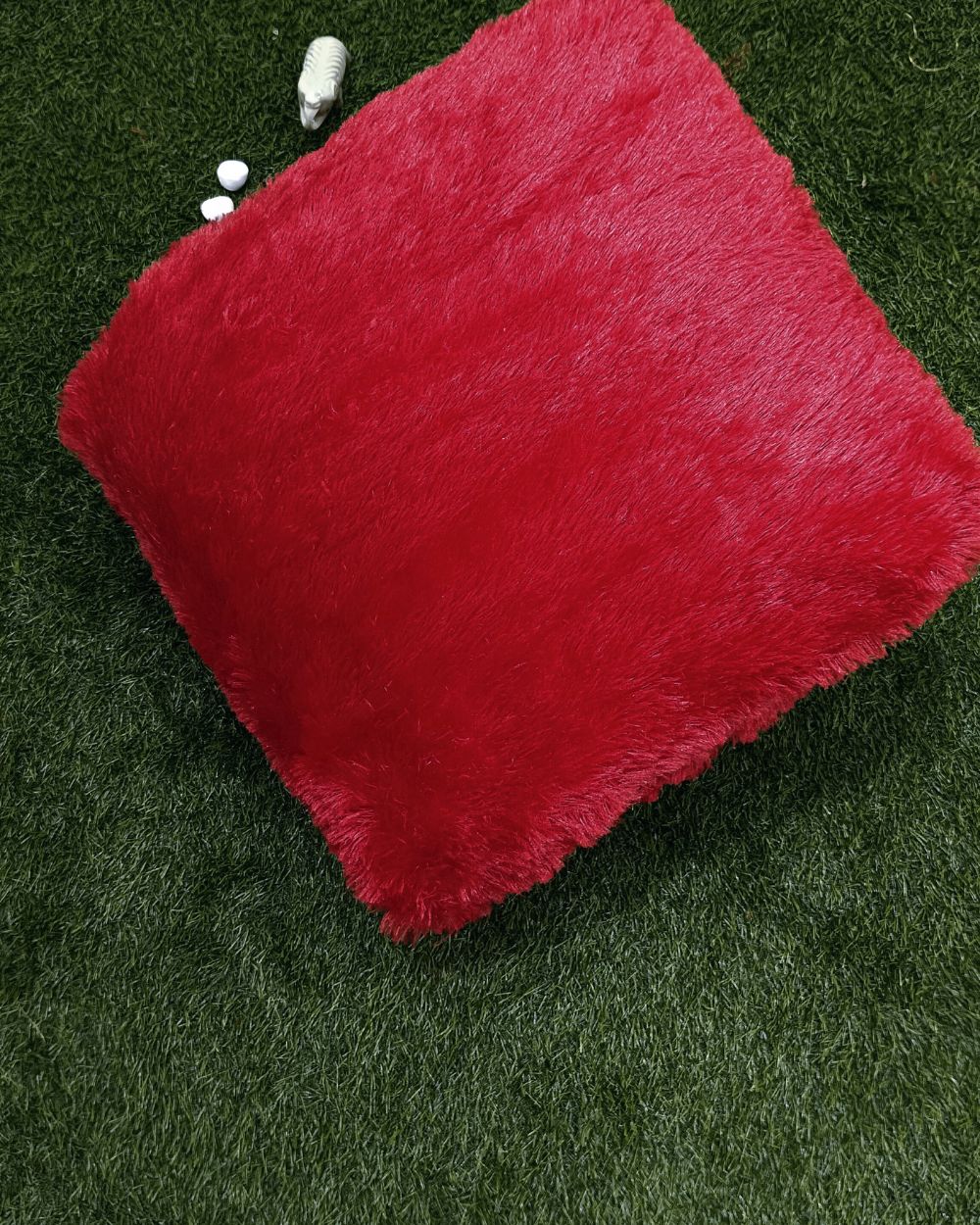 Imported Fur Cherry Red Colour 60 Inches Width