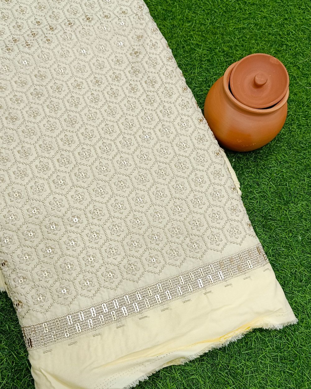 Rayon Work Light Lemon Yellow Colour 55 Inches Width