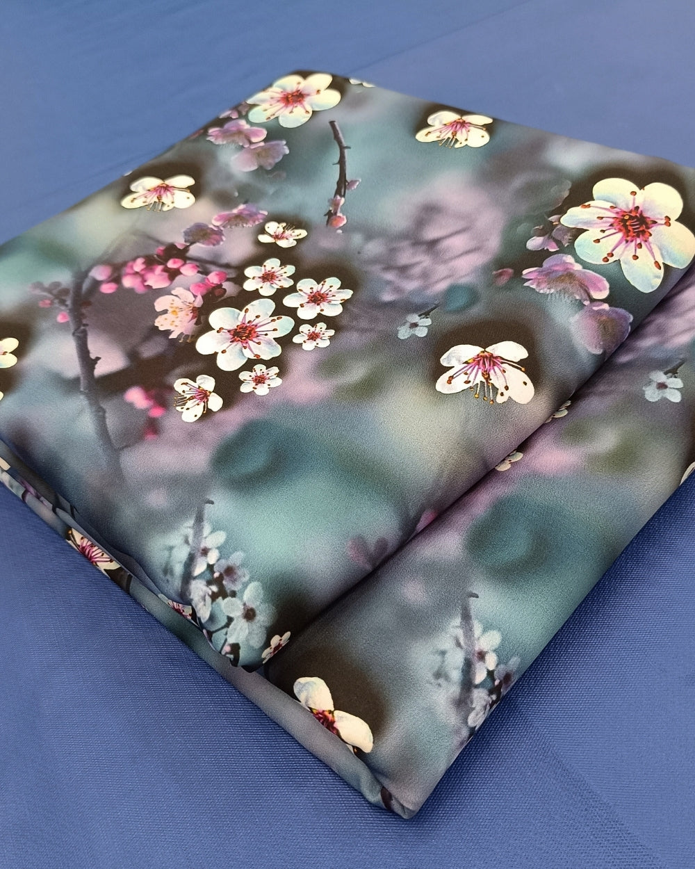 Printed Crepe Digital Kerosene Colour 44 Inches Width