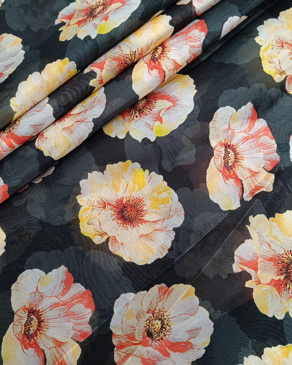 Printed Jimmy Choo Black Colour 44 Inches Width