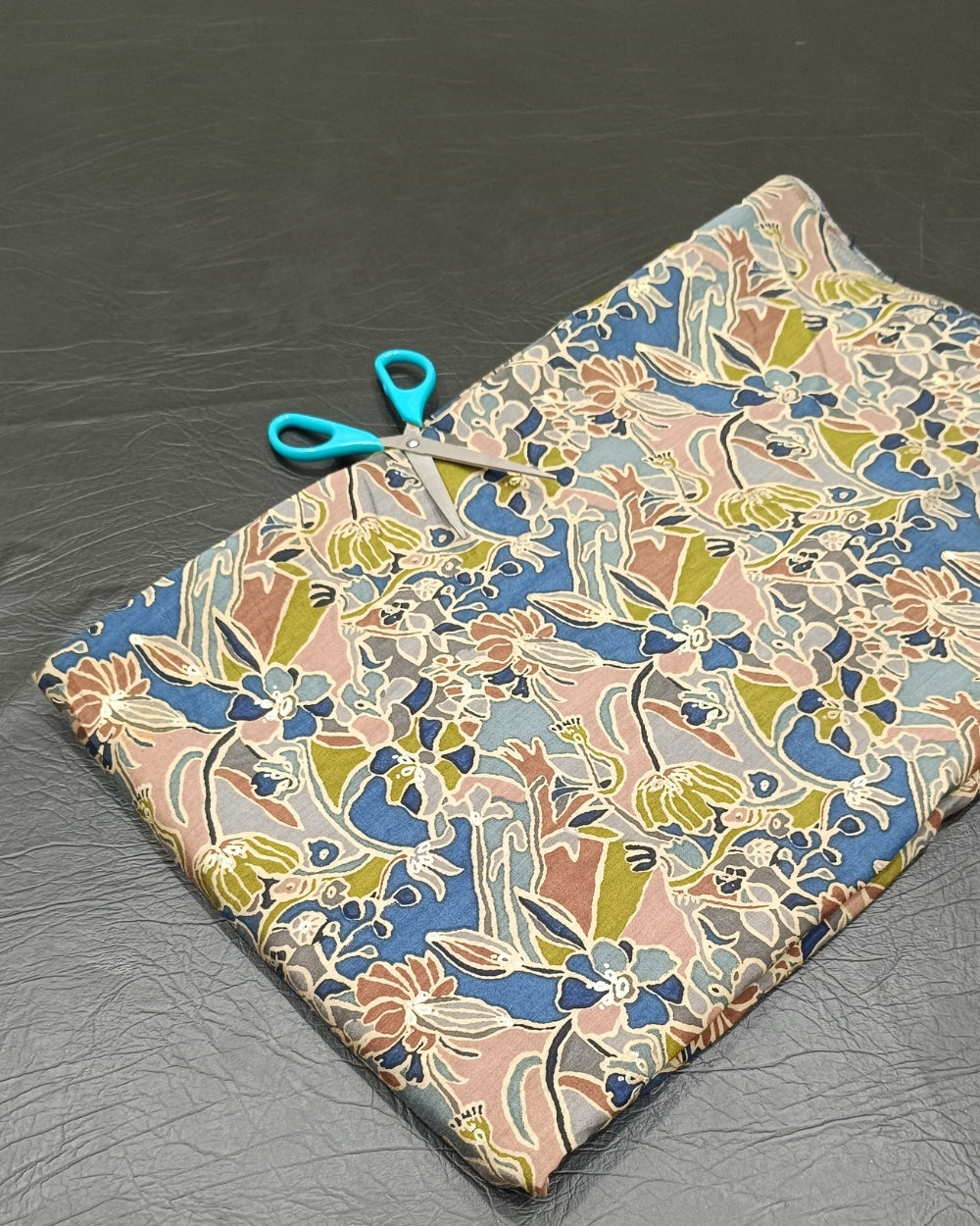 Printed Muslin Modal(Foil) Kerosene Colour 42 Inches Width