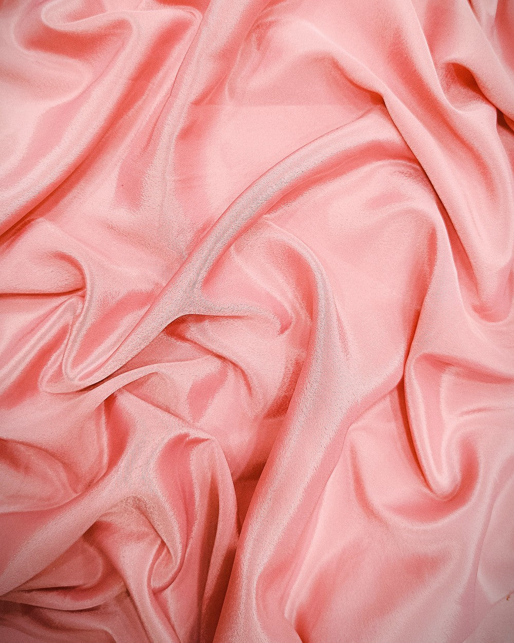 Plain French Candle Light Peach Colour 42 Inches Width