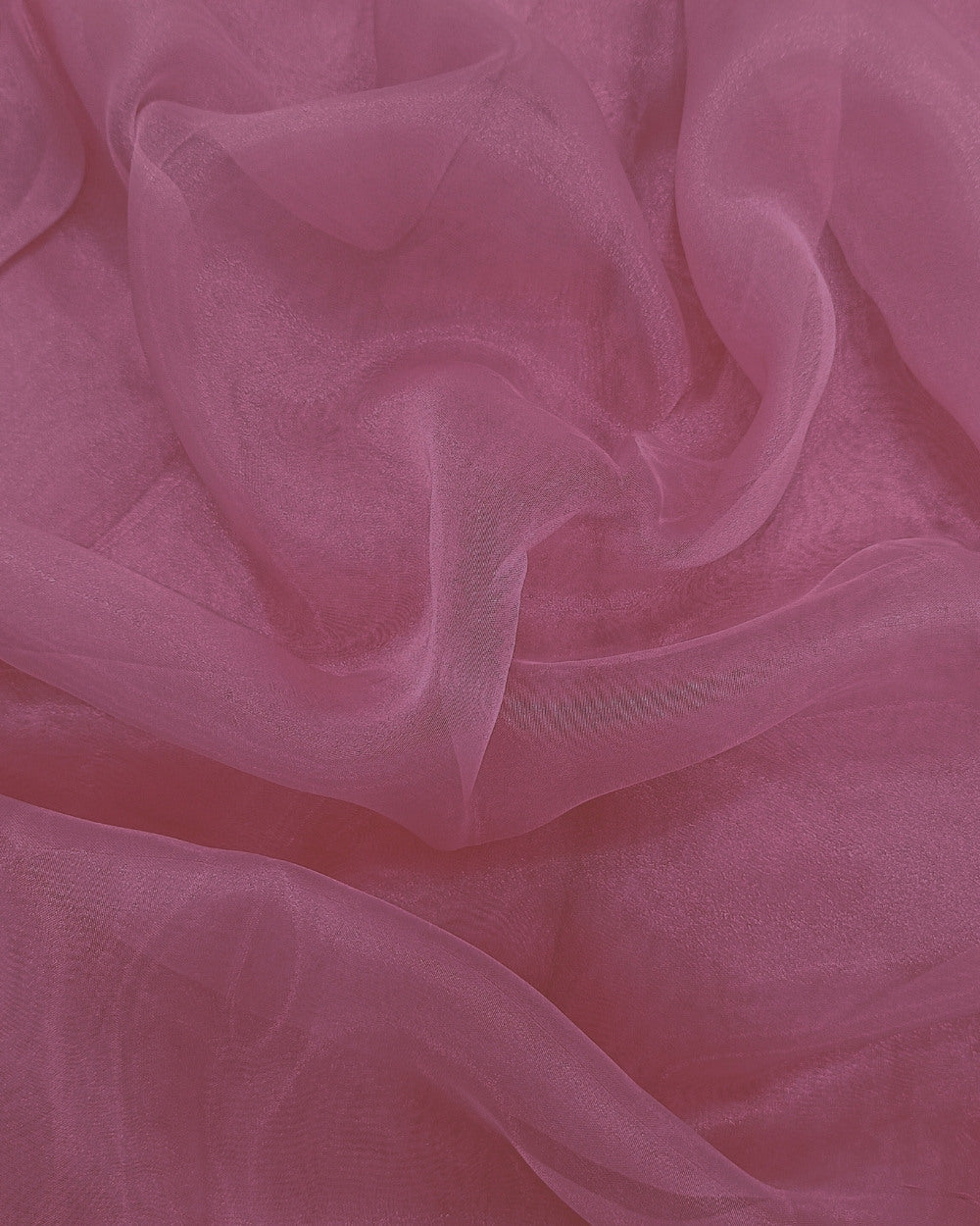 Plain Organza Dusty Rose Colour 45 Inches Width