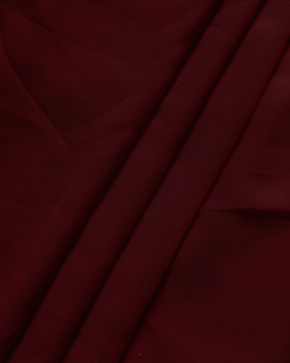 Plain Georgette Dark Red Colour 44 Inches Width