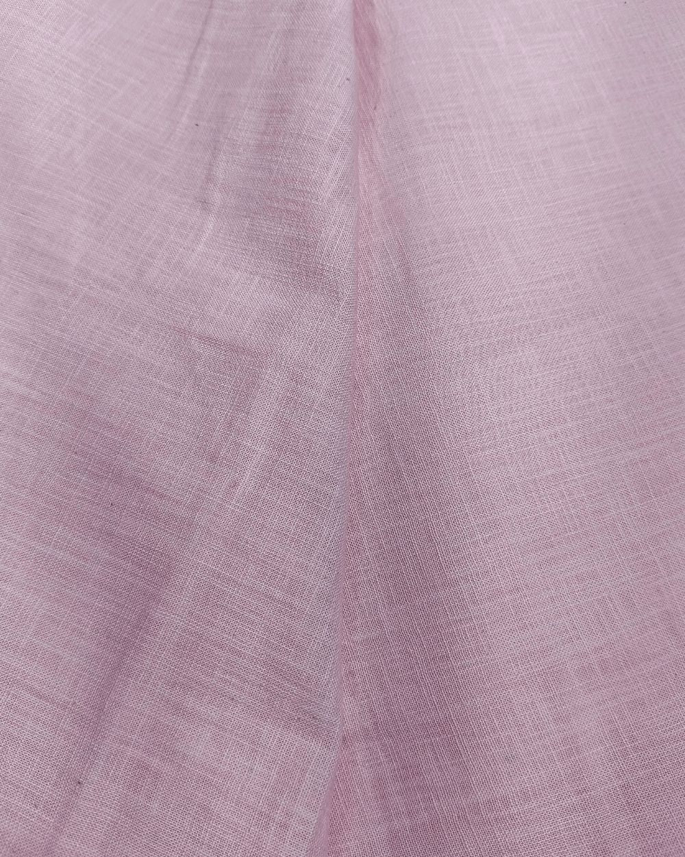 Plain Cotton Linen Light Baby Pink Colour 44 Inches Width