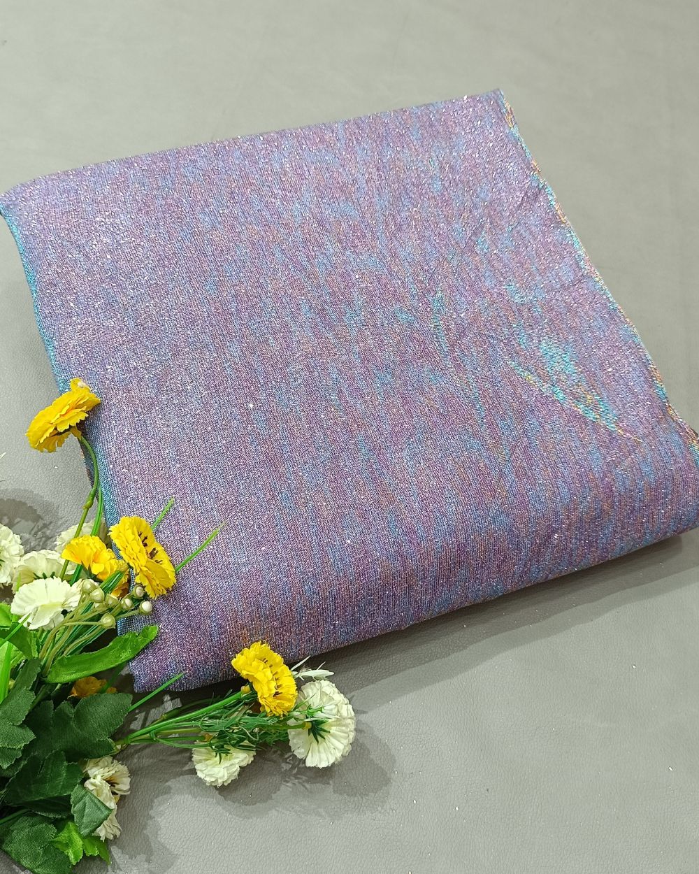 Imported Sparkle Pastel Purple Colour 55 Inches Width