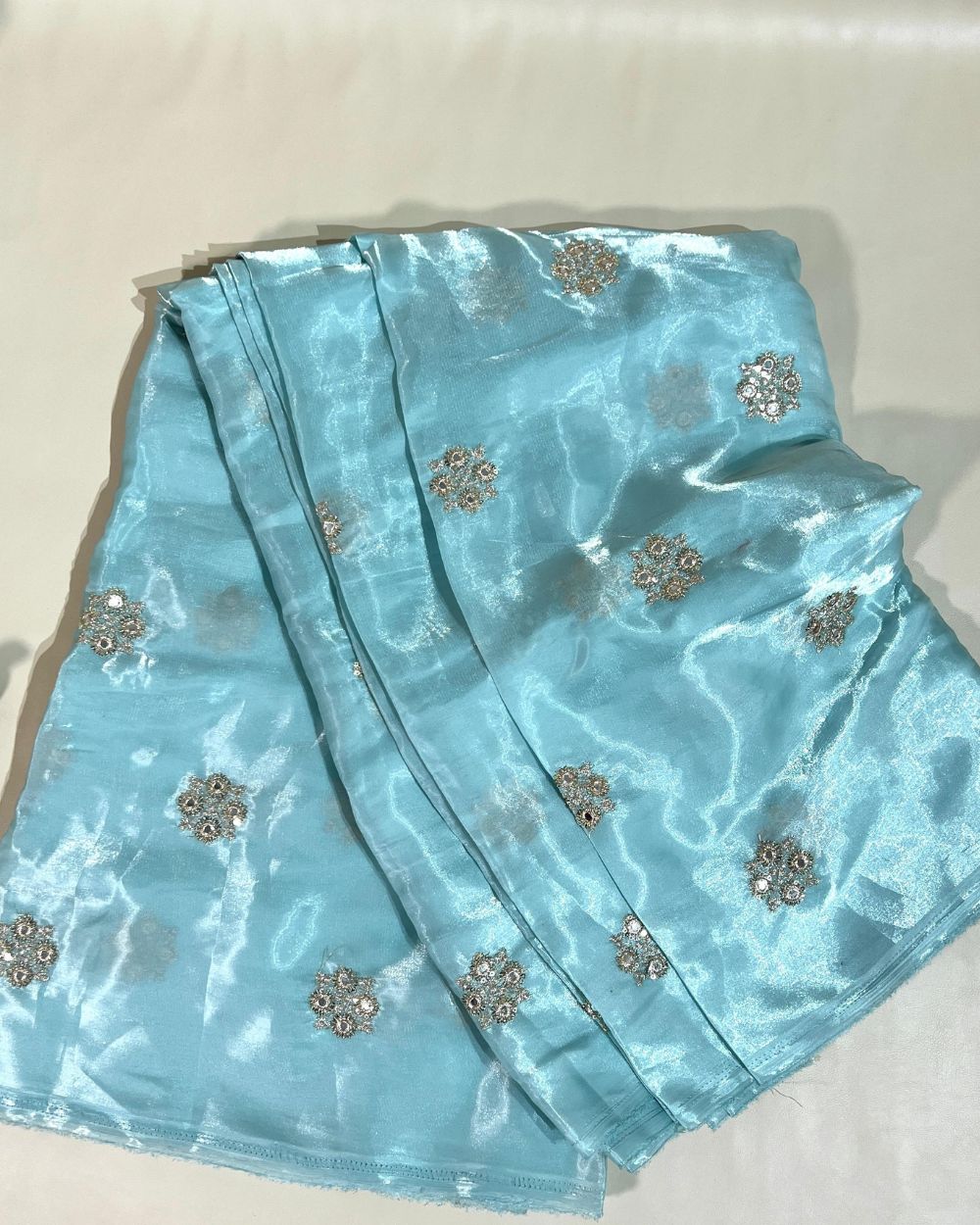 Jimmy Choo Work Sky Blue Colour 45 Inches Width