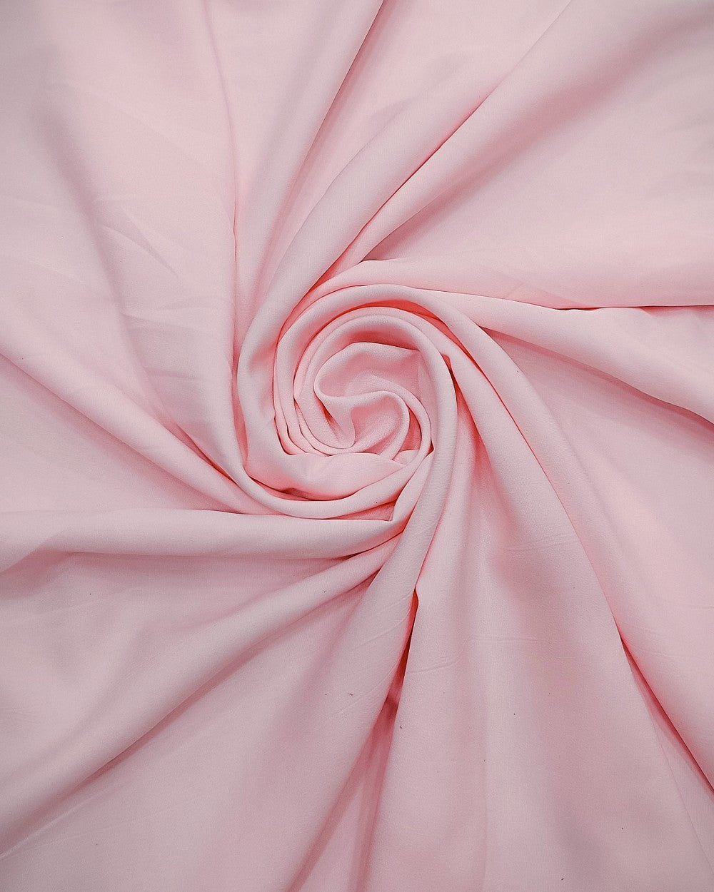 Plain Butter Crepe(American) Baby Pink Colour 42 Inches Width