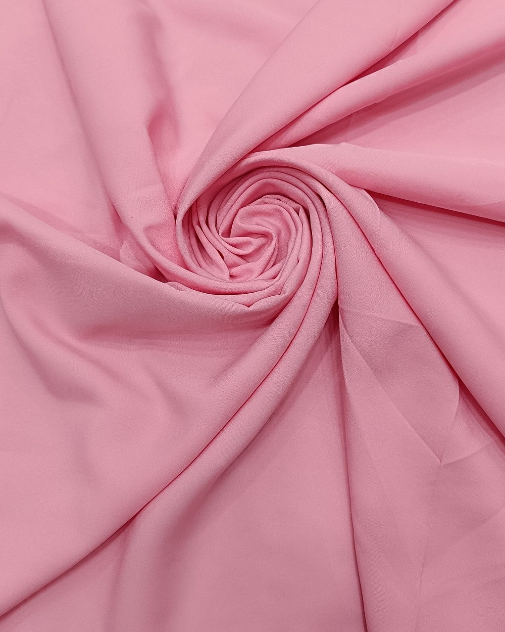 Plain Butter Crepe(American) Baker Miller Pink Colour 42 Inches Width