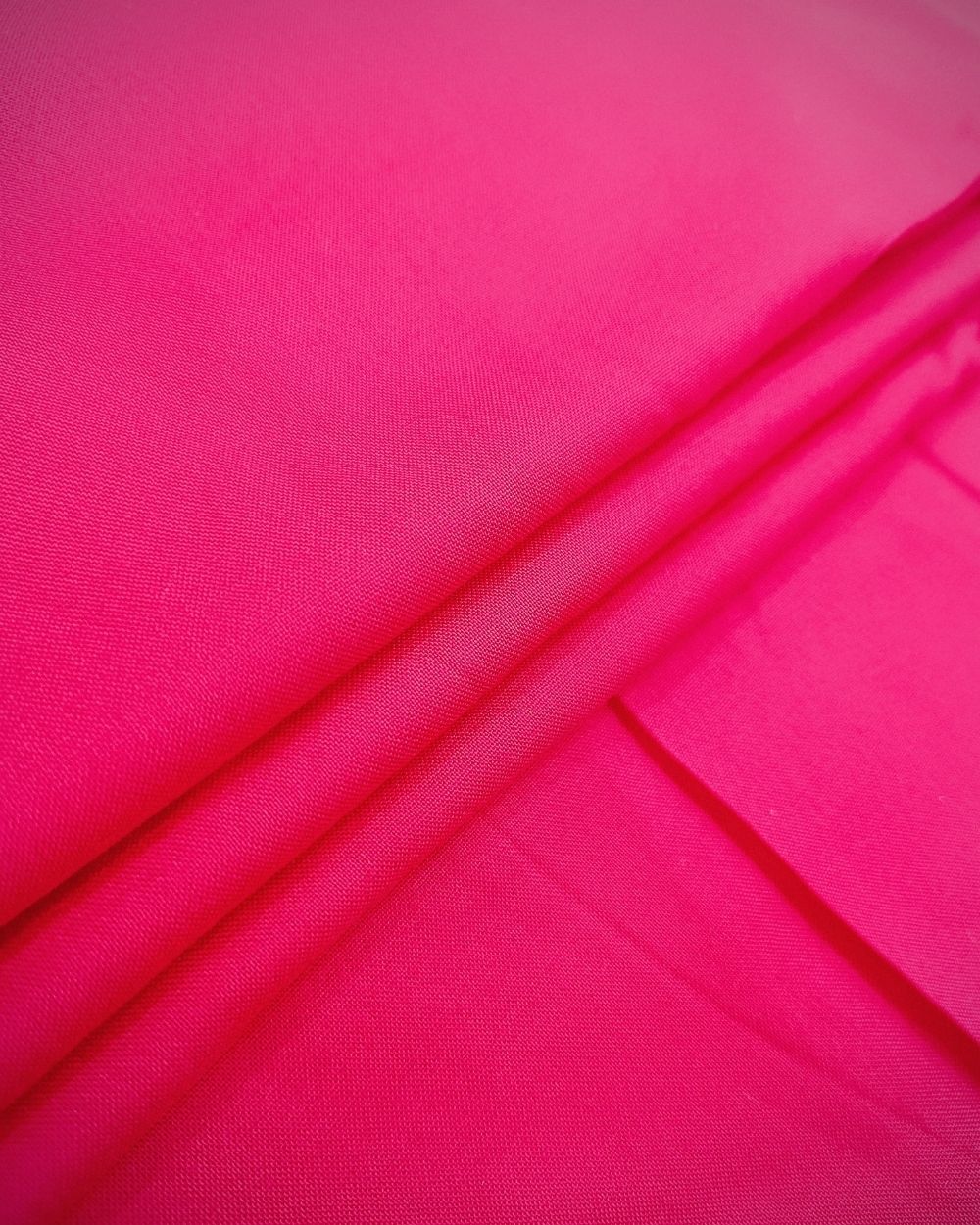 Plain Rayon-cotton Hot Pink Colour 44 Inches Width