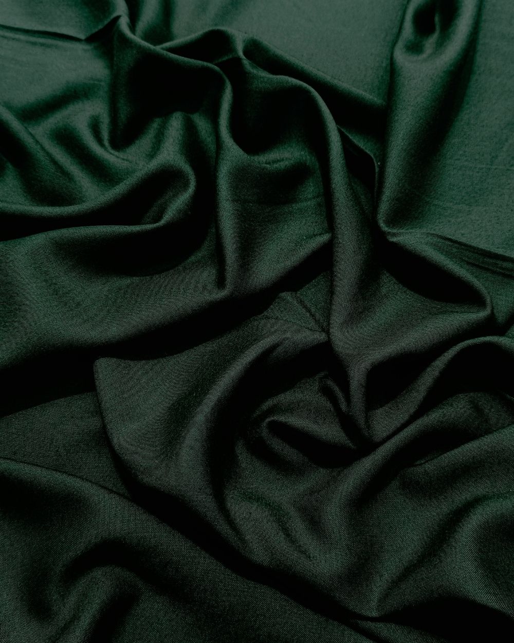 Plain Rayon-cotton Bottle Green Colour 44 Inches Width