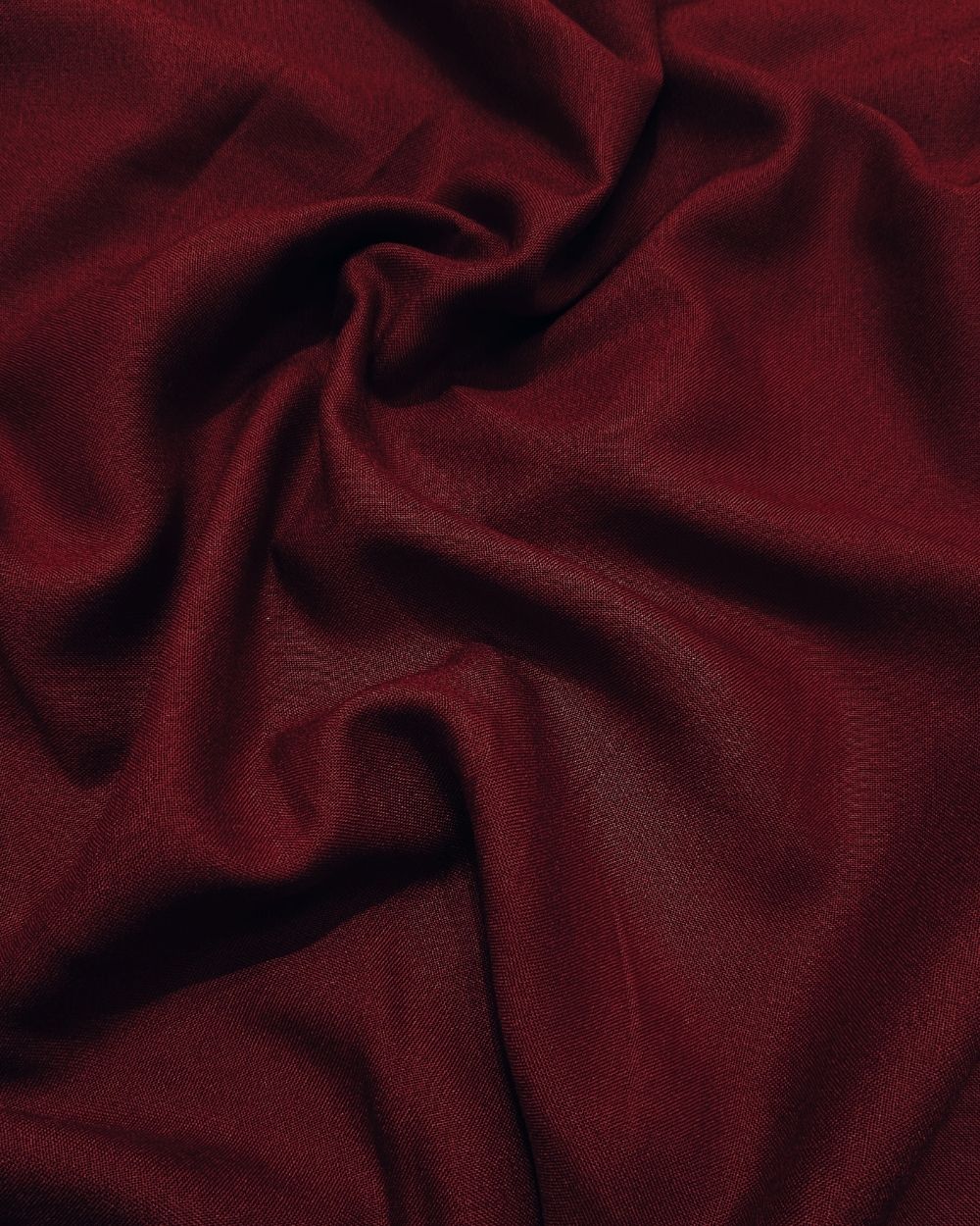 Plain Rayon-cotton Ruby Red Colour 44 Inches Width