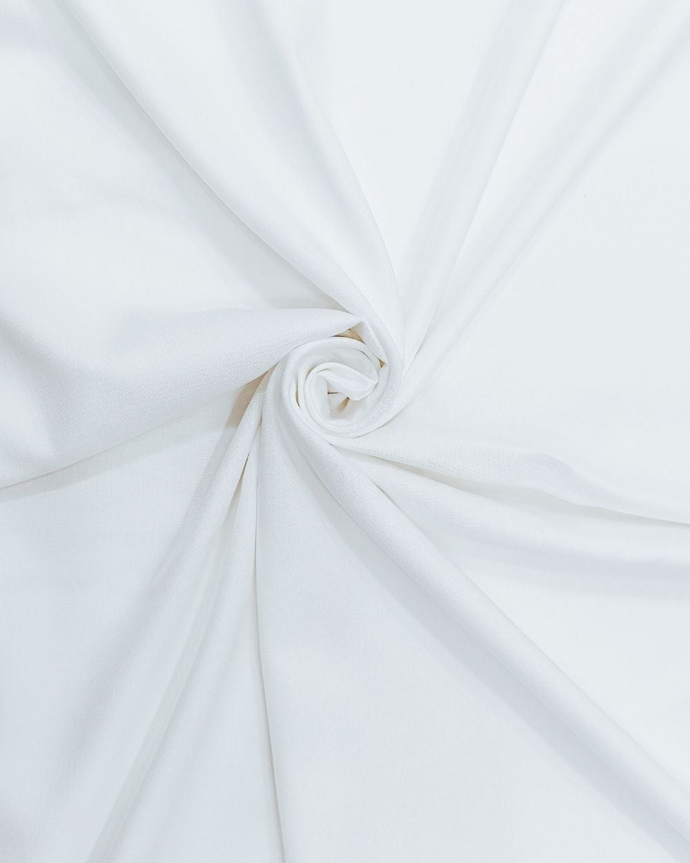 Plain Rayon-cotton White Colour 44 Inches Width