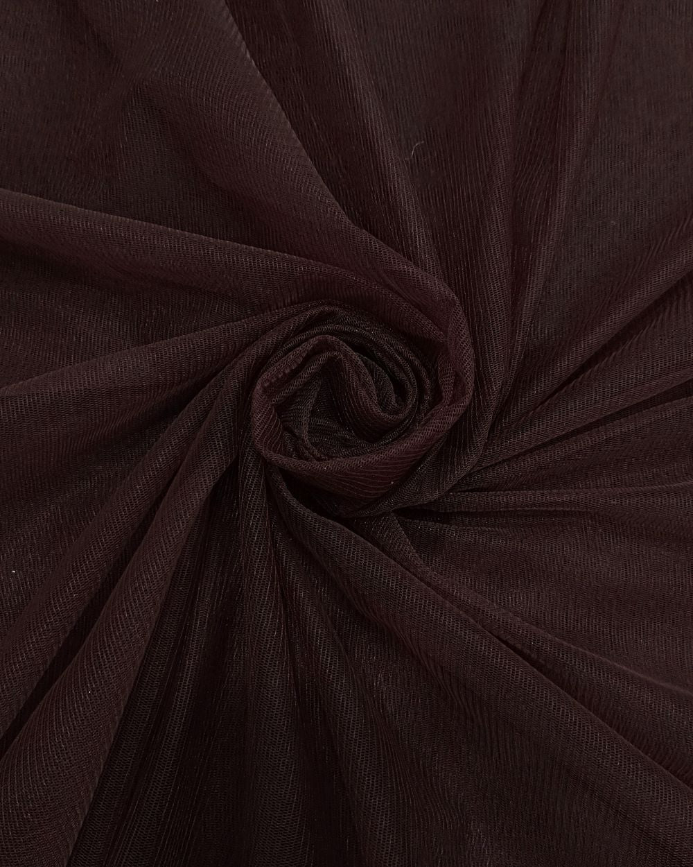 Plain Net-mono Toffee Brown Colour 44 Inches Width