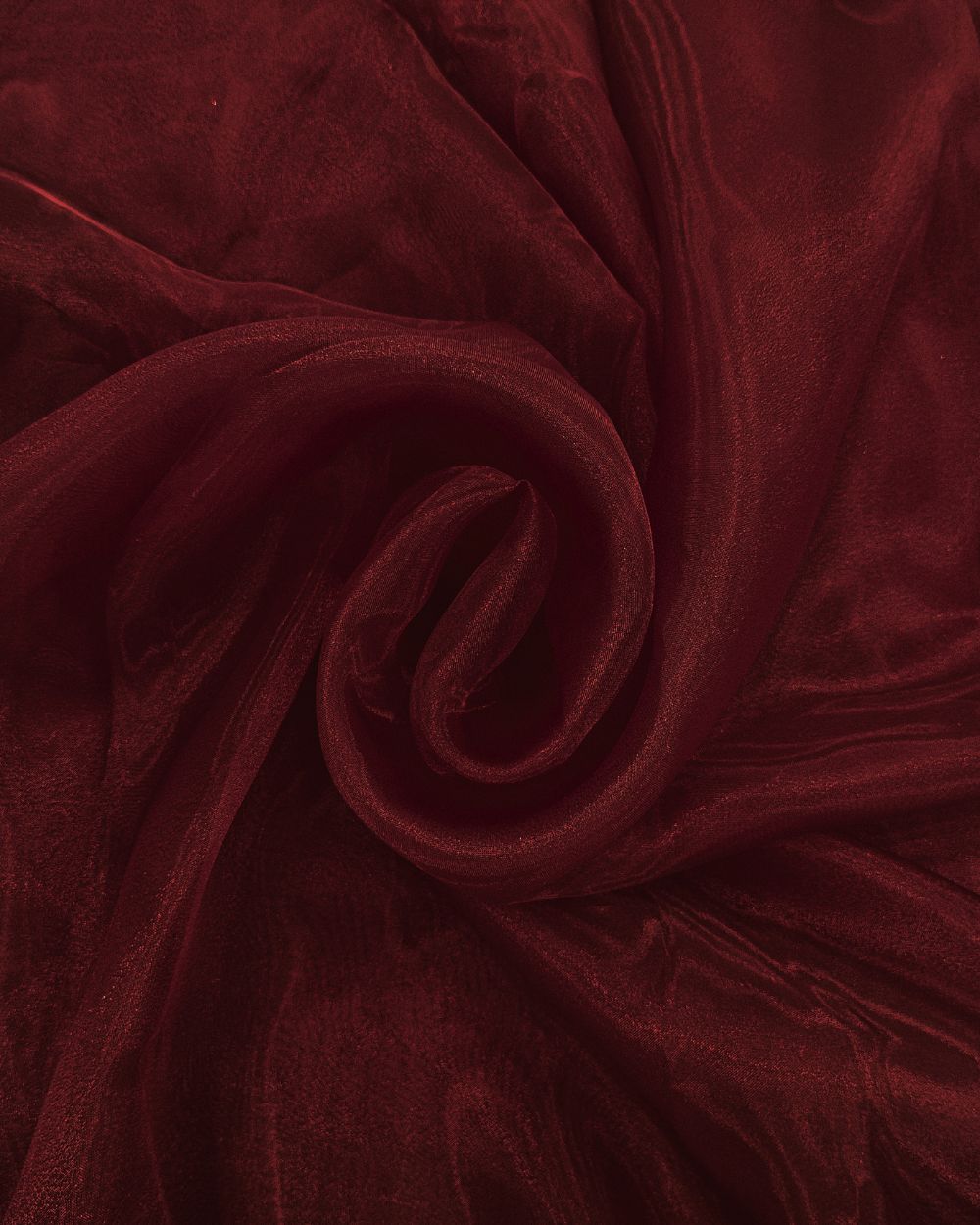 Plain Organza Garnet Red Colour 45 Inches Width
