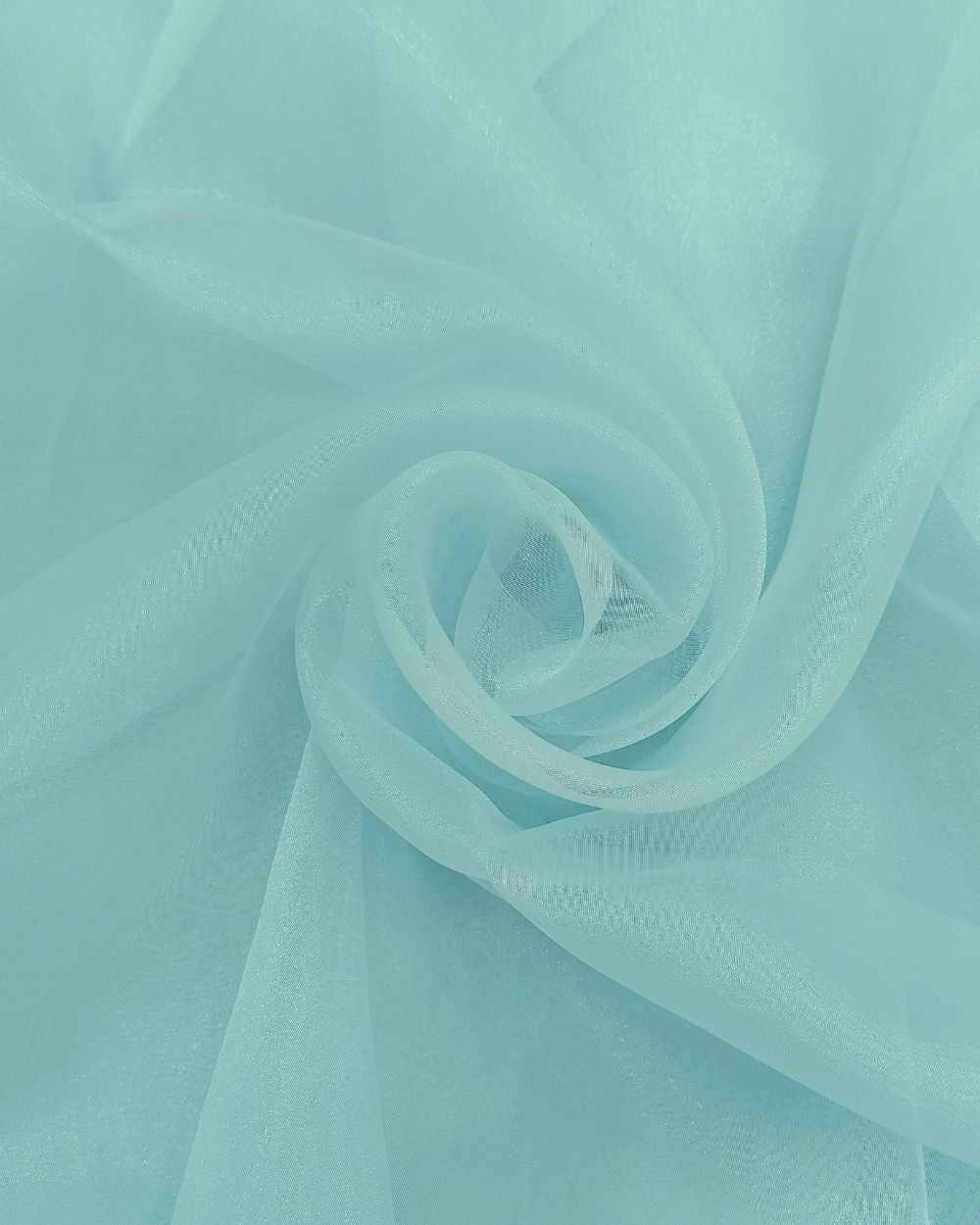 Plain Organza Sky Blue Colour 45 Inches Width
