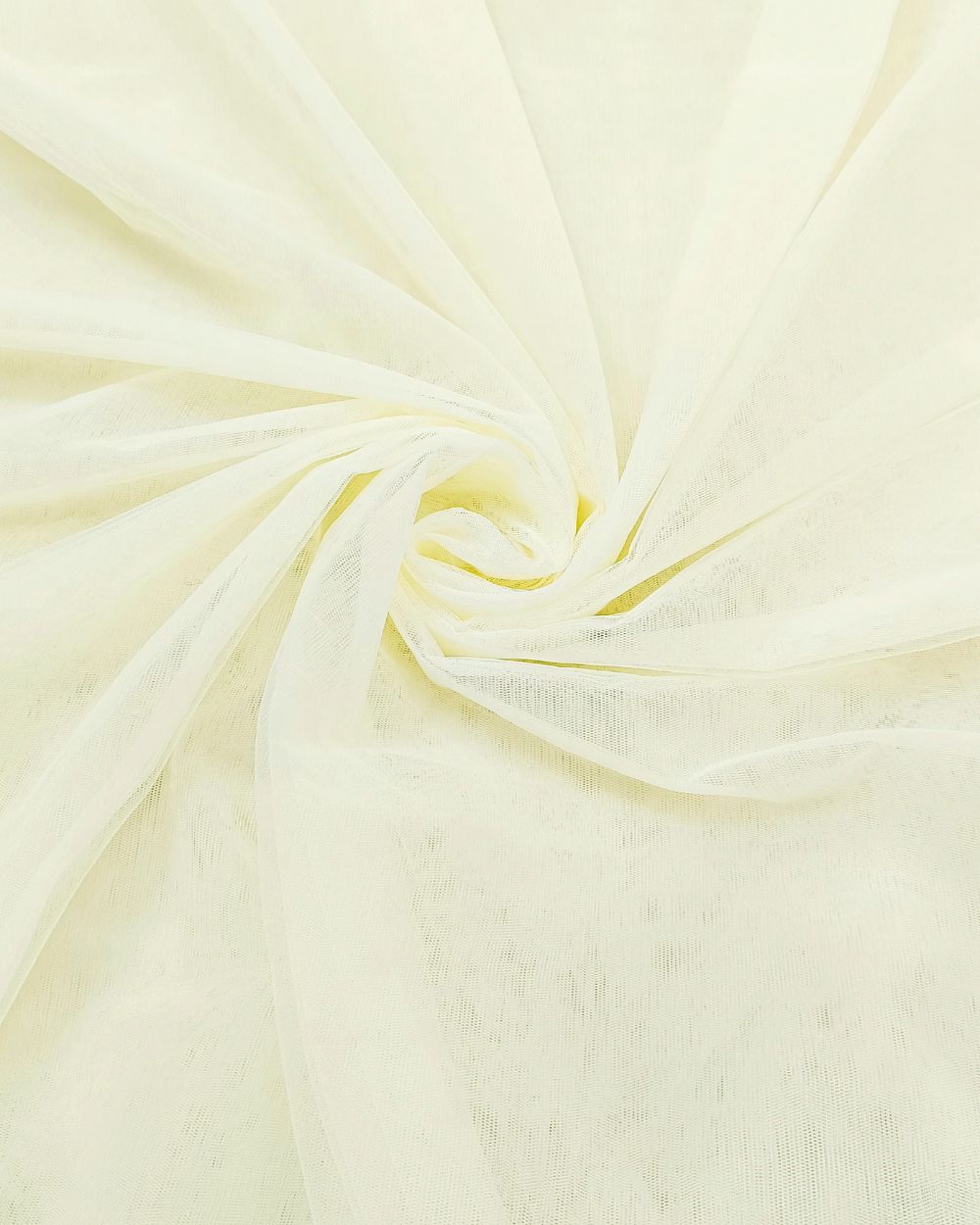 Plain Net-mono Milky White Colour 44 Inches Width