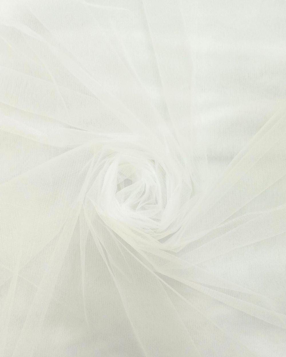 Plain Net-mono Salt White Colour 44 Inches Width