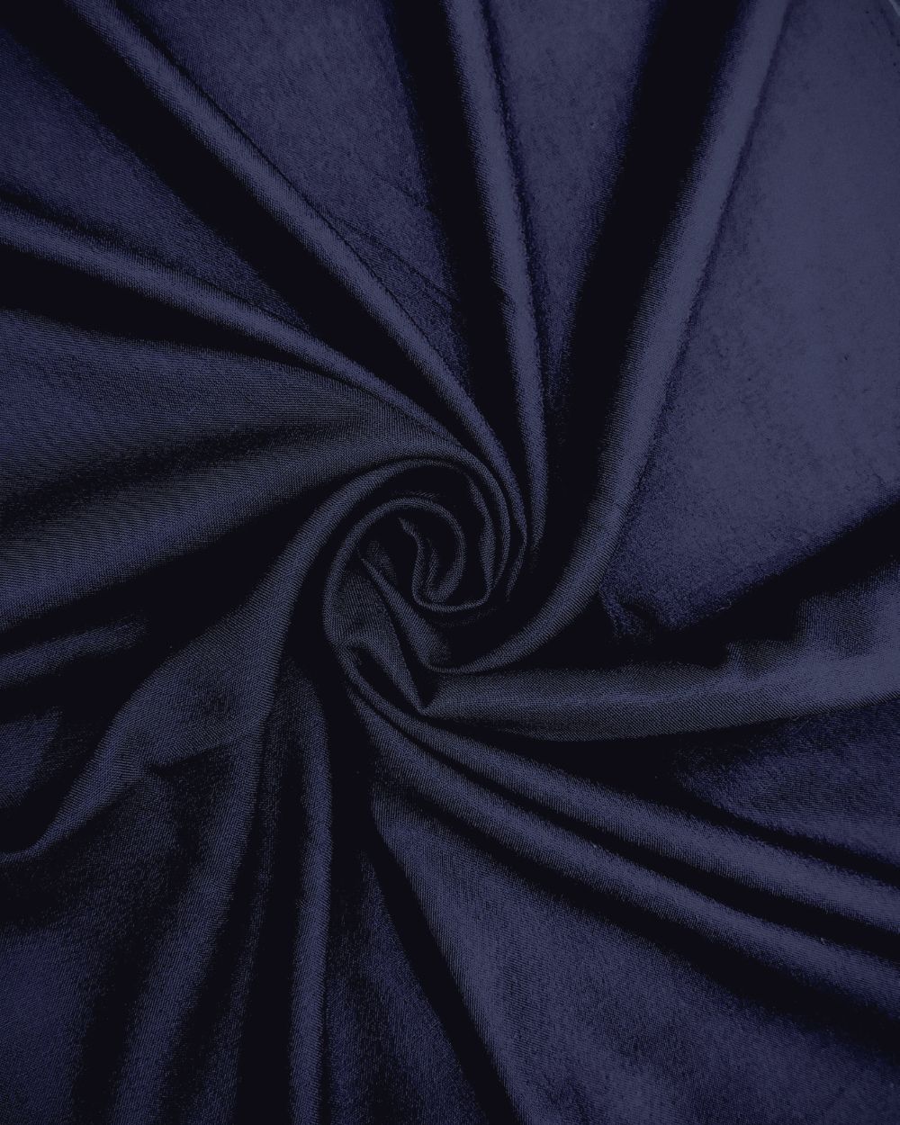 Plain Rayon-cotton Navy Blue Colour 44 Inches Width
