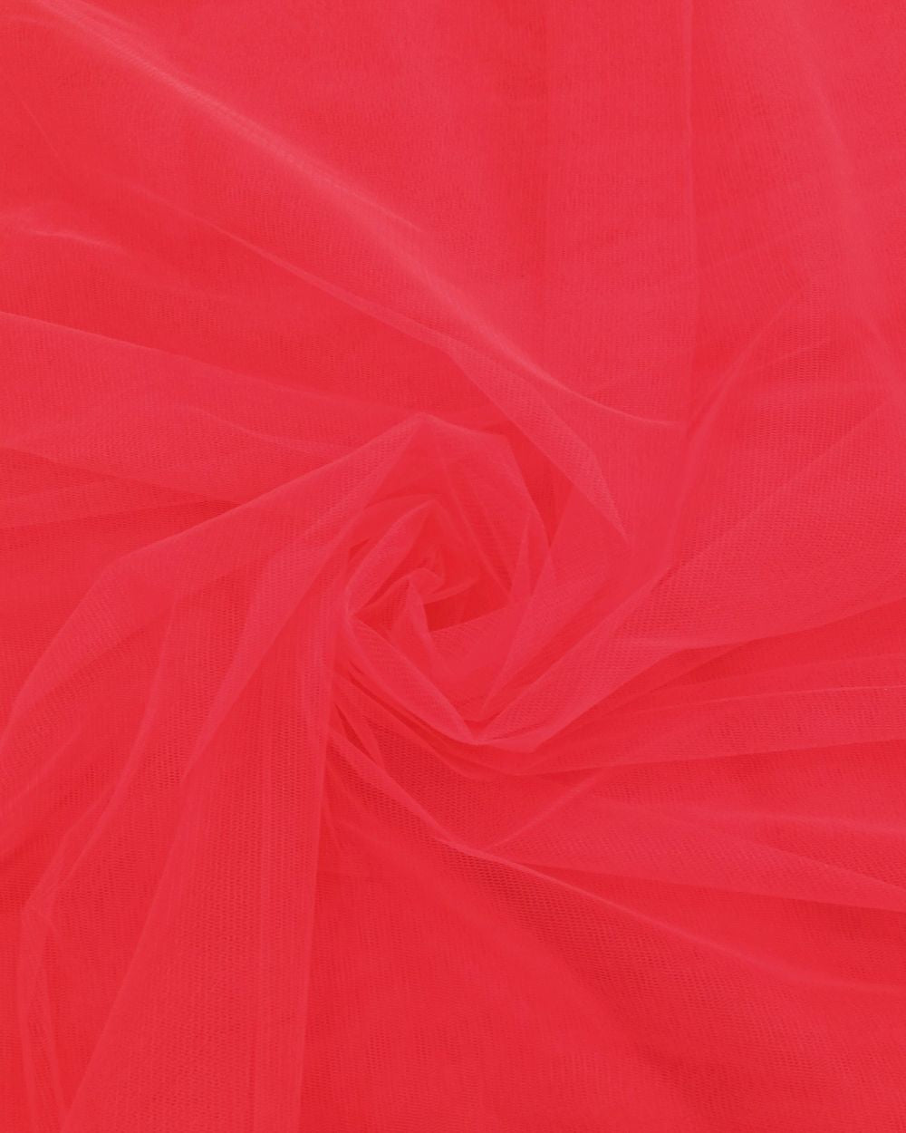 Plain Net-mono Scarlet Red Colour 44 Inches Width