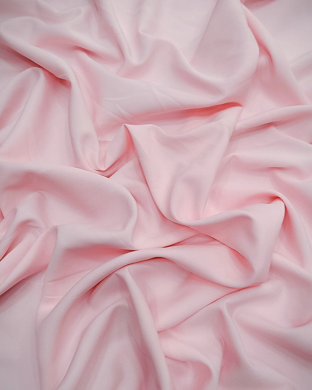 Plain Butter Crepe(American) Baby Pink Colour 42 Inches Width