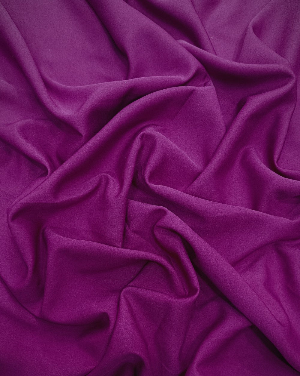 Plain Butter Crepe(American) Lollipop Violet Colour 42 Inches Width