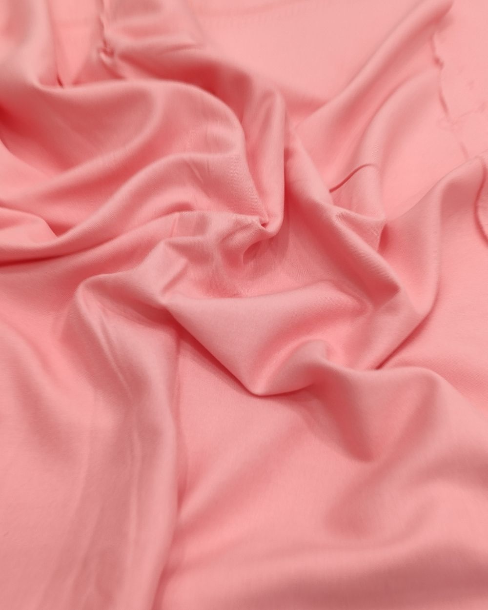 Plain Rayon-cotton Peachy Pink Colour 44 Inches Width
