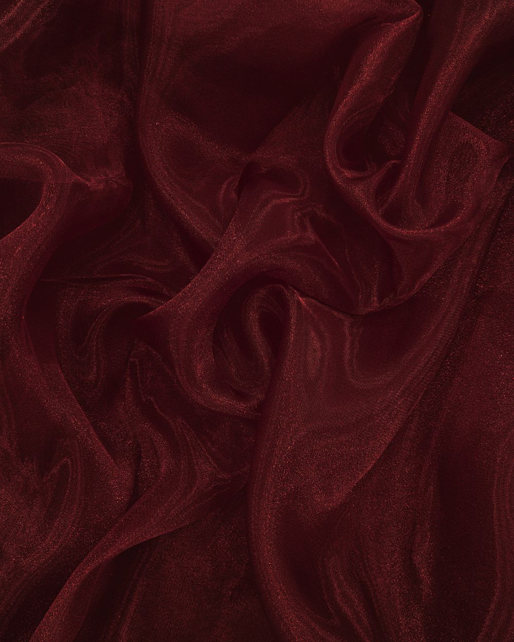 Plain Organza Garnet Red Colour 45 Inches Width