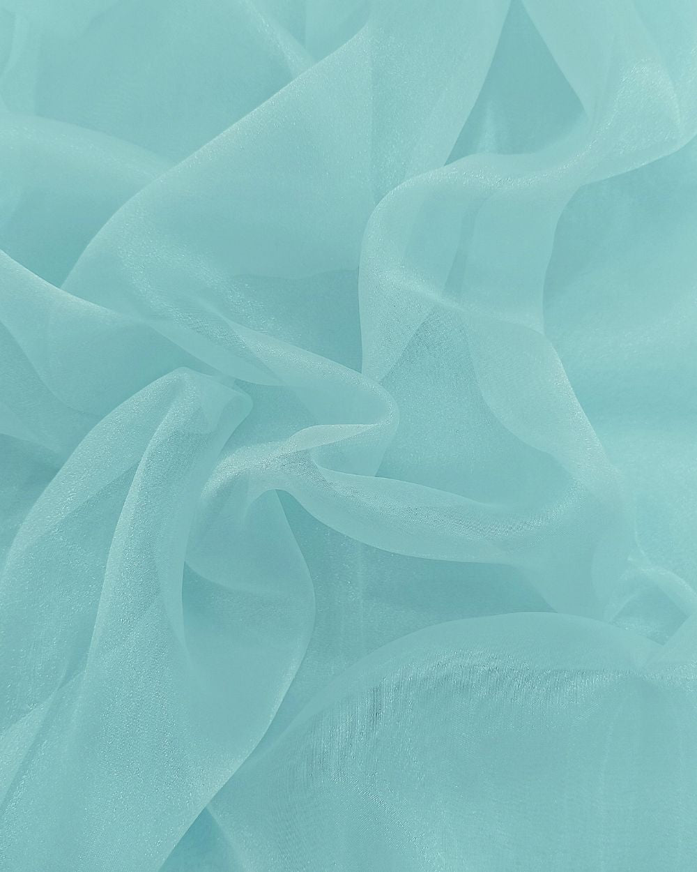 Plain Organza Sky Blue Colour 45 Inches Width