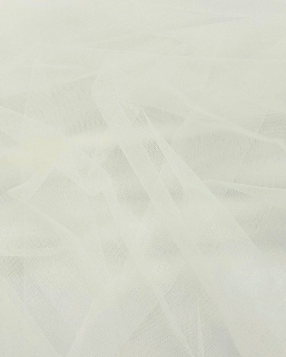 Plain Net-mono Salt White Colour 44 Inches Width