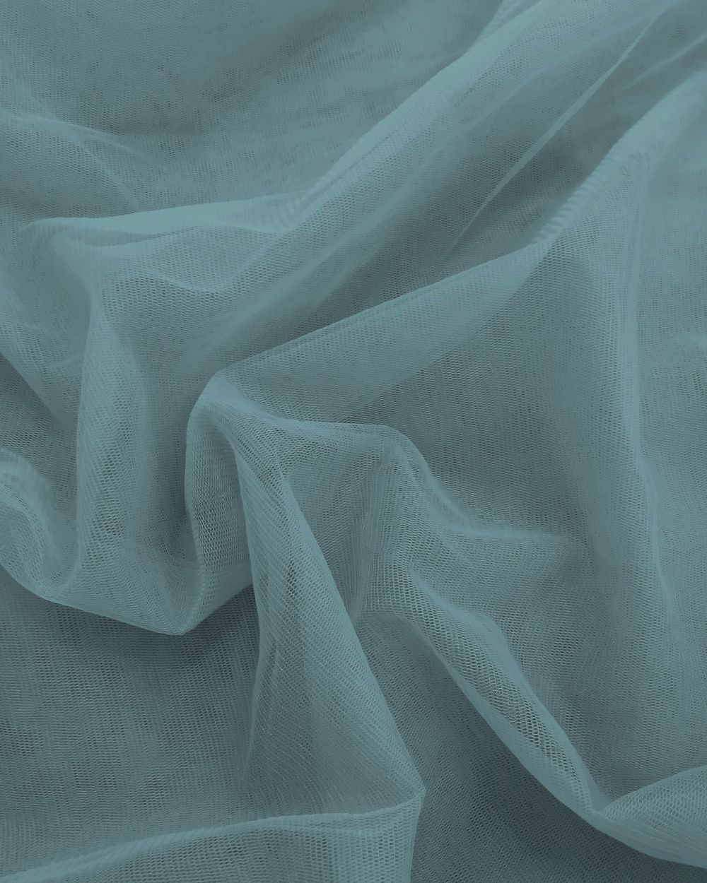 Plain Net-mono Blue Grey Colour 44 Inches Width