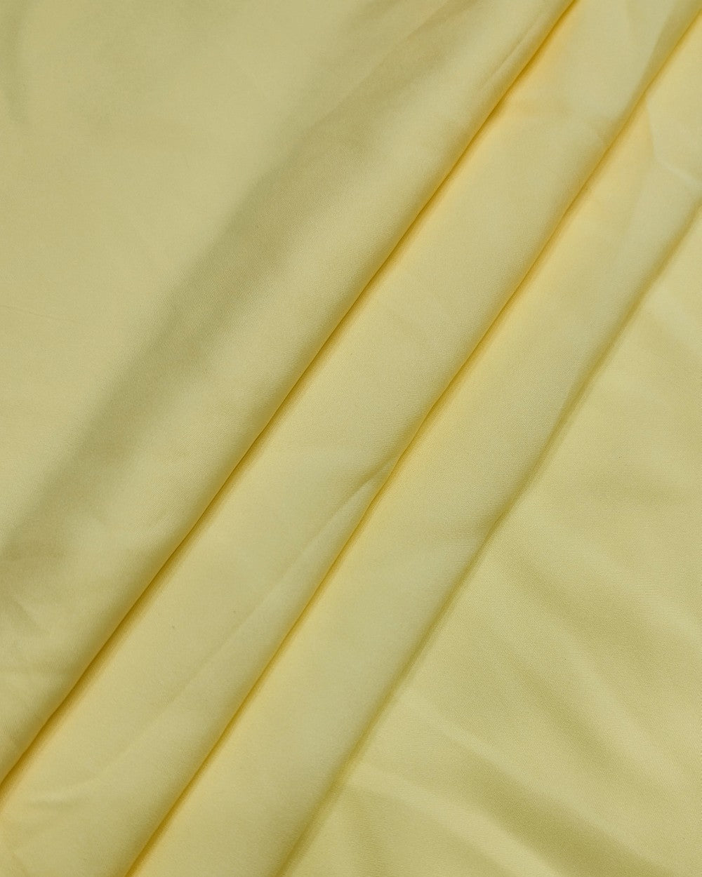 Plain Butter Crepe (American) Light Lemon Yellow Colour 42 Inches Width