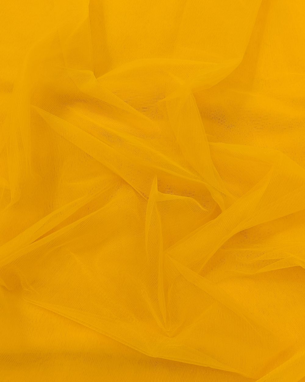 Plain Net-mono Turmeric Yellow Colour 44 Inches Width