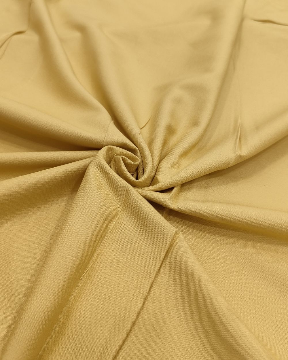 Plain Fabric Rayon Cotton Fabric Dark Ivory Balaji Cutpiece