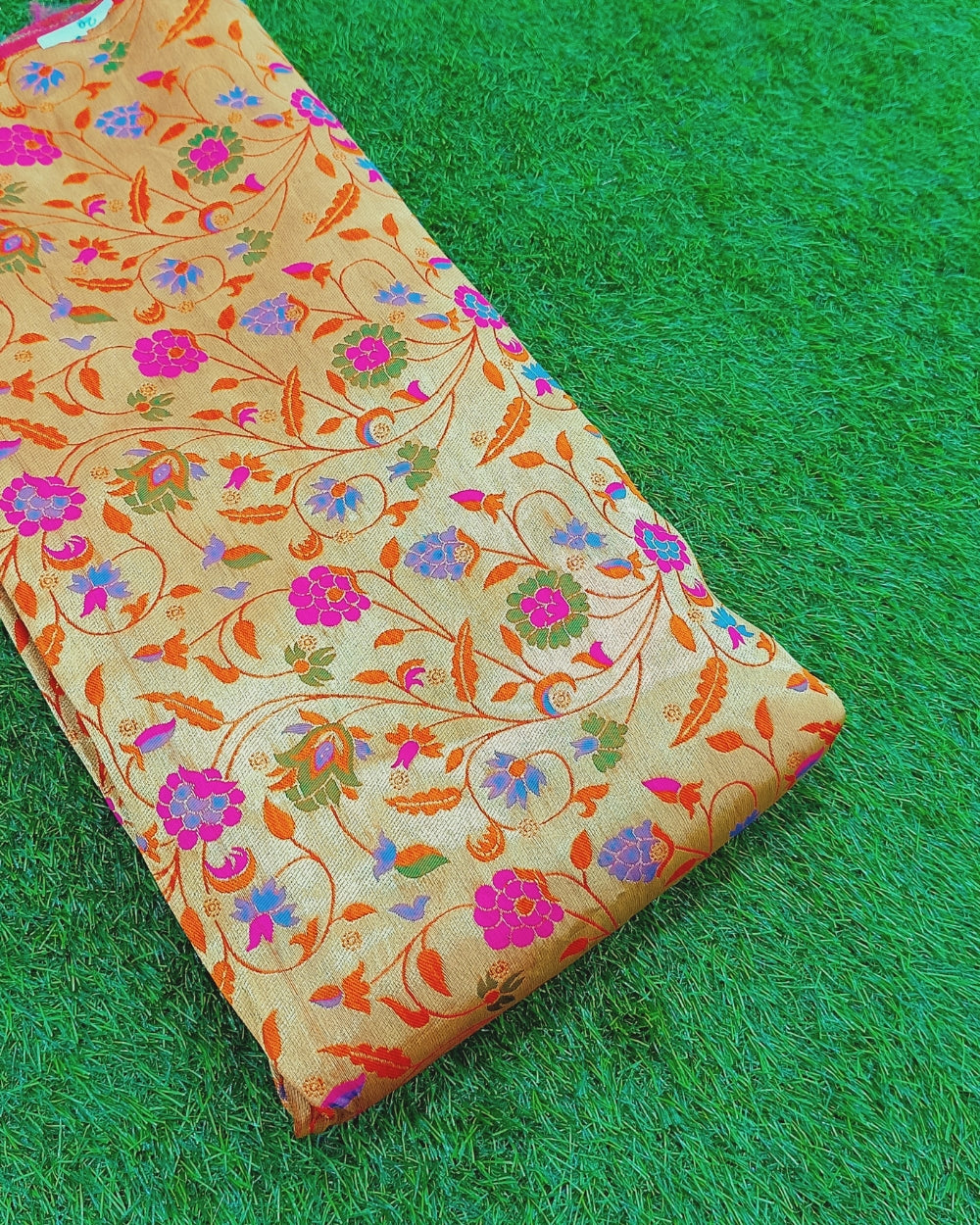 Paithani Brocade Multicolor 46 Inches Width