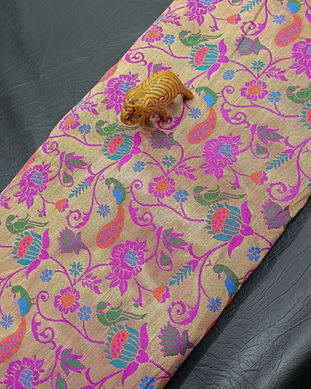 Paithani Brocade Multicolor 46 Inches Width