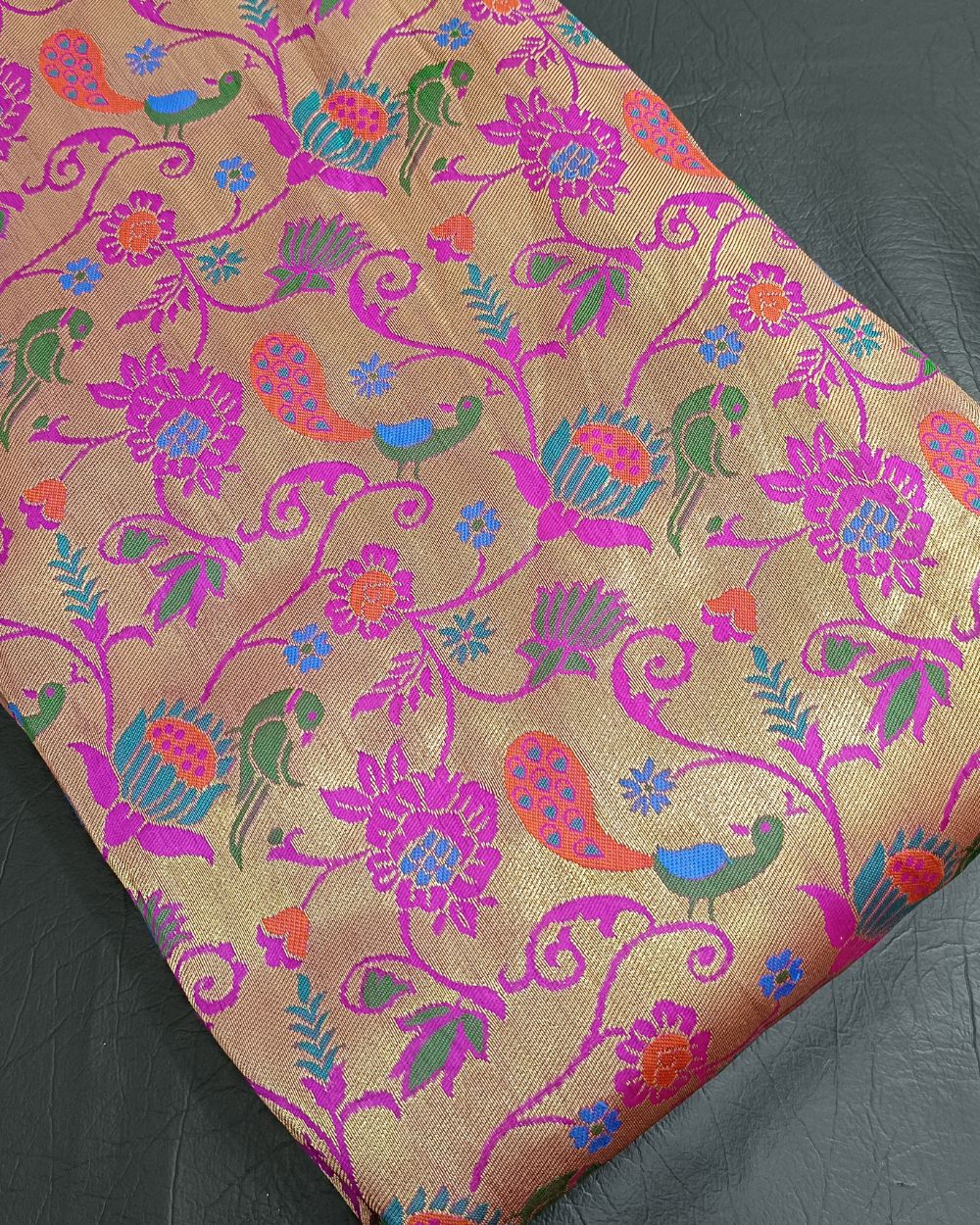 Paithani Brocade Multicolor 46 Inches Width