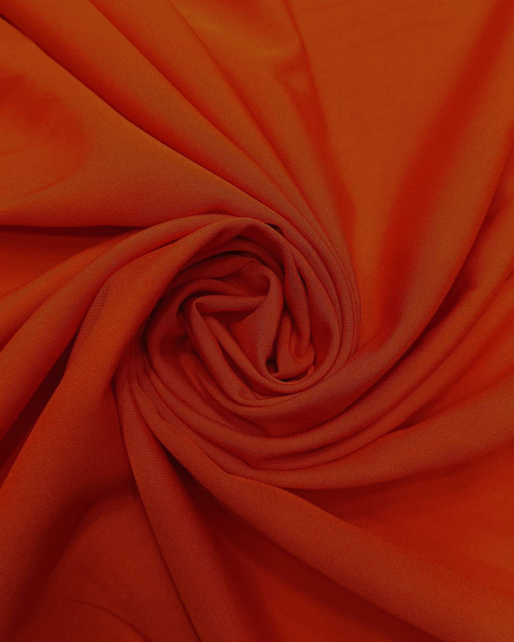 Plain Butter Crepe (American) Orange Colour 42 Inches Width